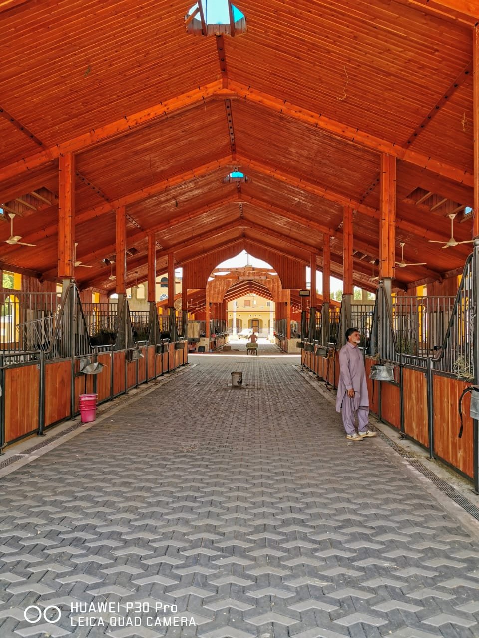 Sanctuary grounds and stables in Ghran